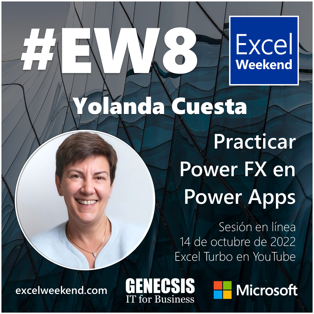 Yolanda Cuesta, Microsoft MVP - Practicar Power FX en Power Apps